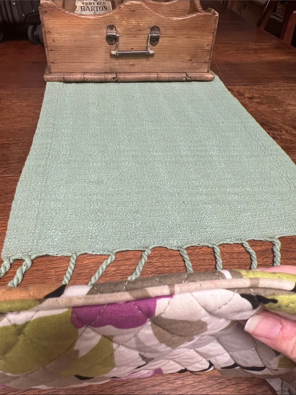 Vera Bradley quilted cosmetic